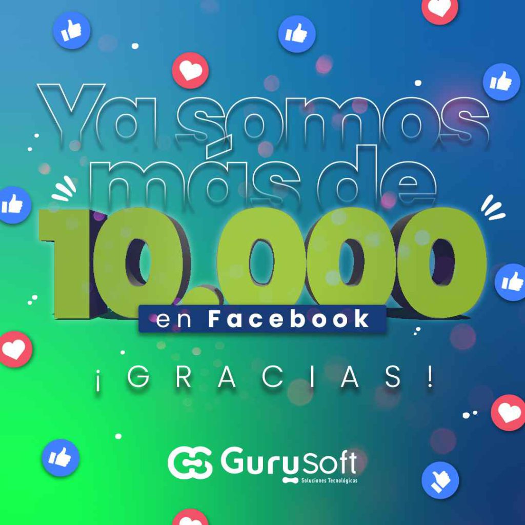 ¡Ya somos más de 10.000 en Facebook! - artículo de GuruSoft